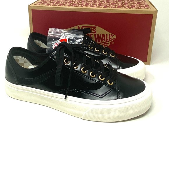 VANS Style 36 Decon SF Black Sneakers Patent Leather Women's Size 8 VN0A5HYRA1G - Picture 6 of 11